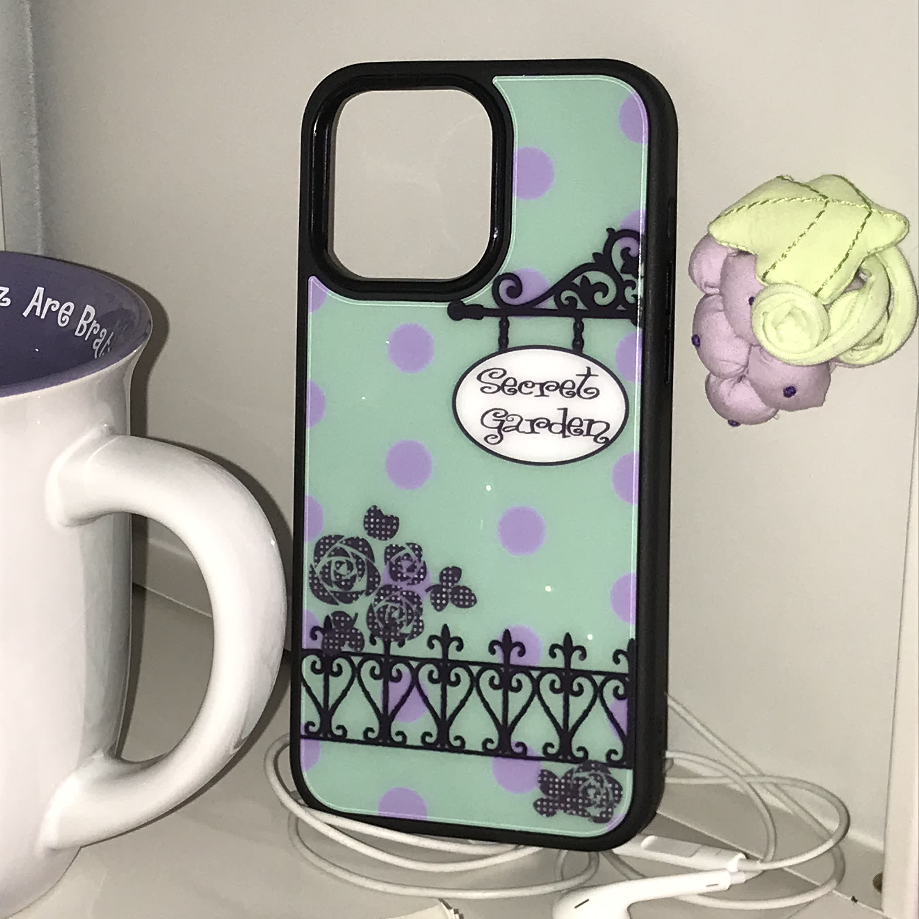 Resin Art Pro - Retro Zielone Etui na Telefon z