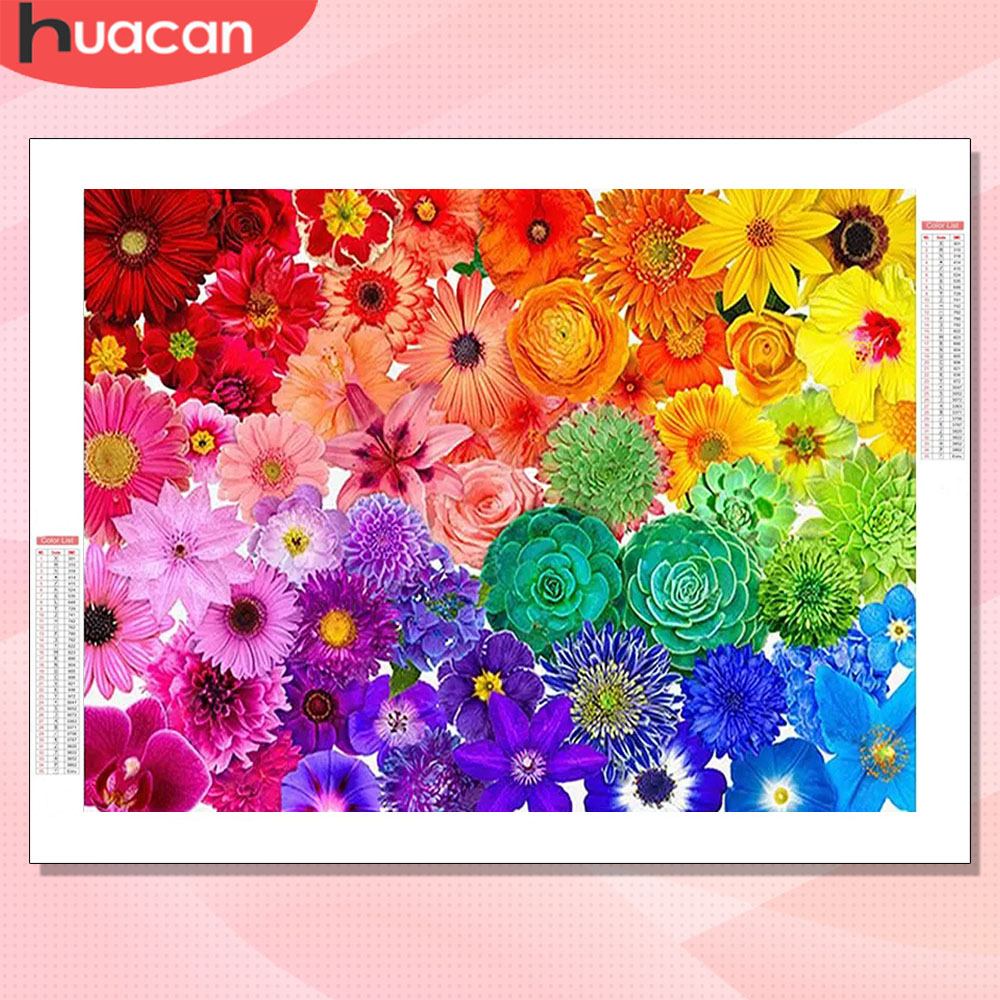 Resin Art Of Rose - HUACAN Zestawy do haftowania diamentami Kwiaty