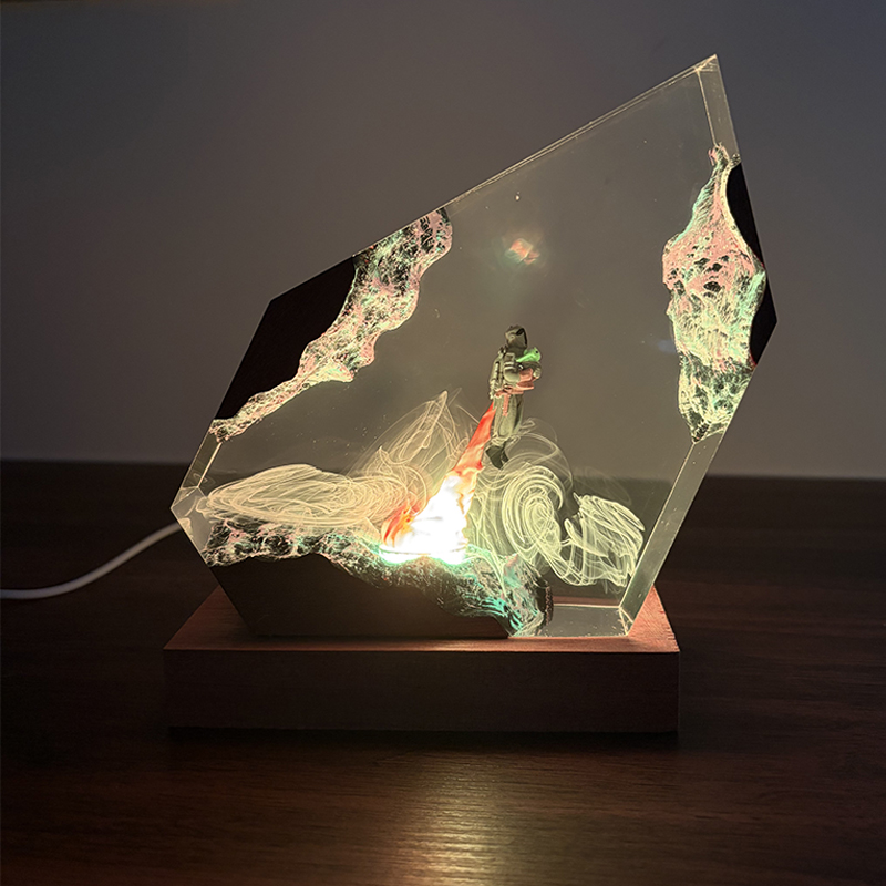 Resin Art Anime - Figurka Anime Sci-fi Organizm Żywiczny Lampka
