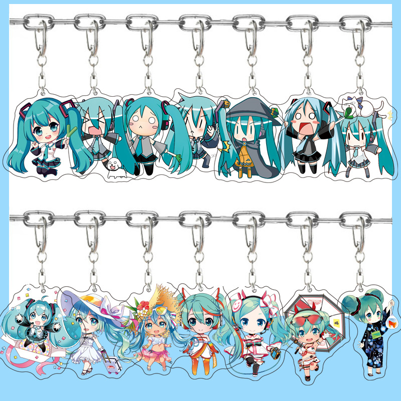 Resin Art Anime - Figurka akrylowa Hatsune Miku Anime, uroczy