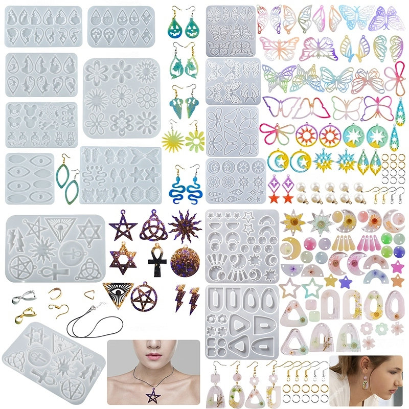 Kolczyk wisiorek formy silikon – Resin Art Letters recenzja i cena