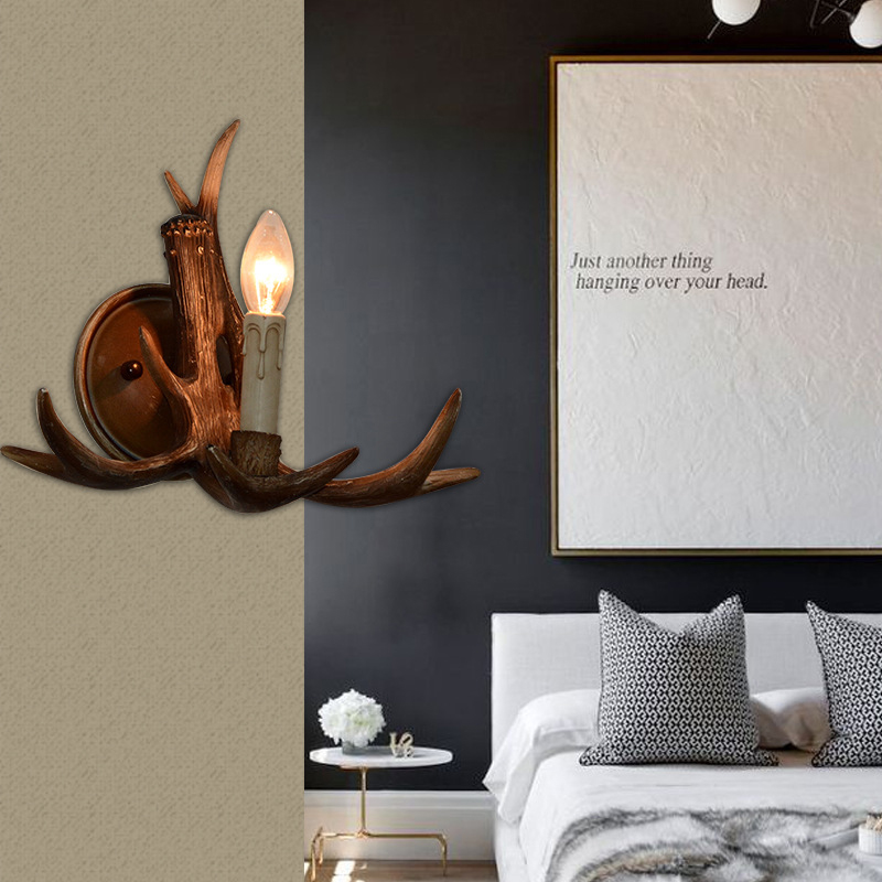 Lampa ścienna LED w stylu vint – Resin Art And Wood recenzja i cena