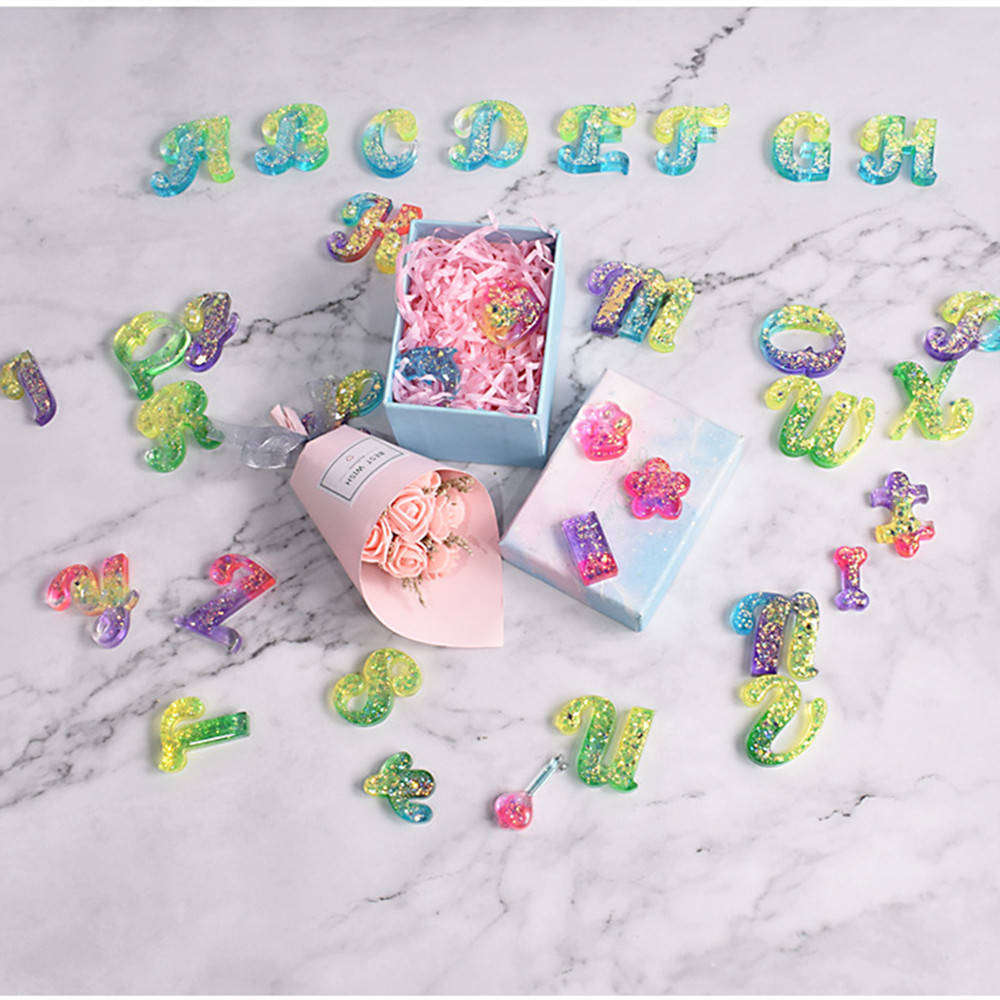 Alfabet żywica epoksydowa form – Resin Art Letters recenzja i cena