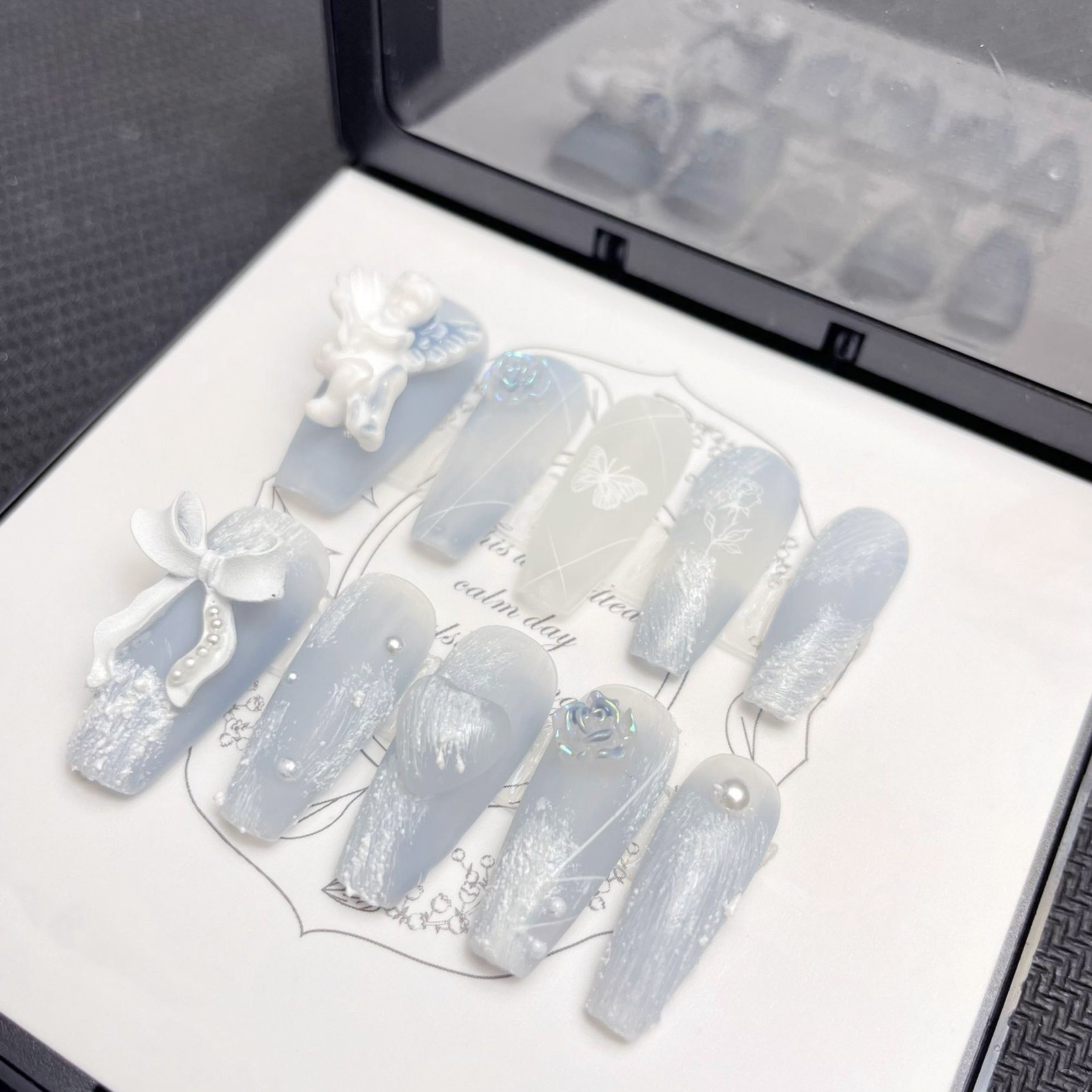 3D tynk anioł sztuczne paznokc – Resin Art Flower recenzja i cena