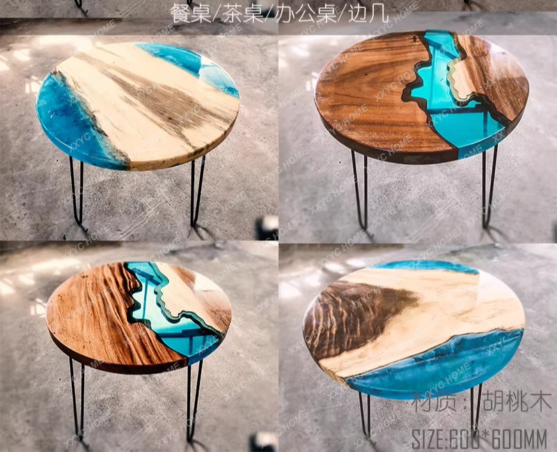 Kreatywny stół do jadalni z ży – Resin Art And Wood recenzja i cena