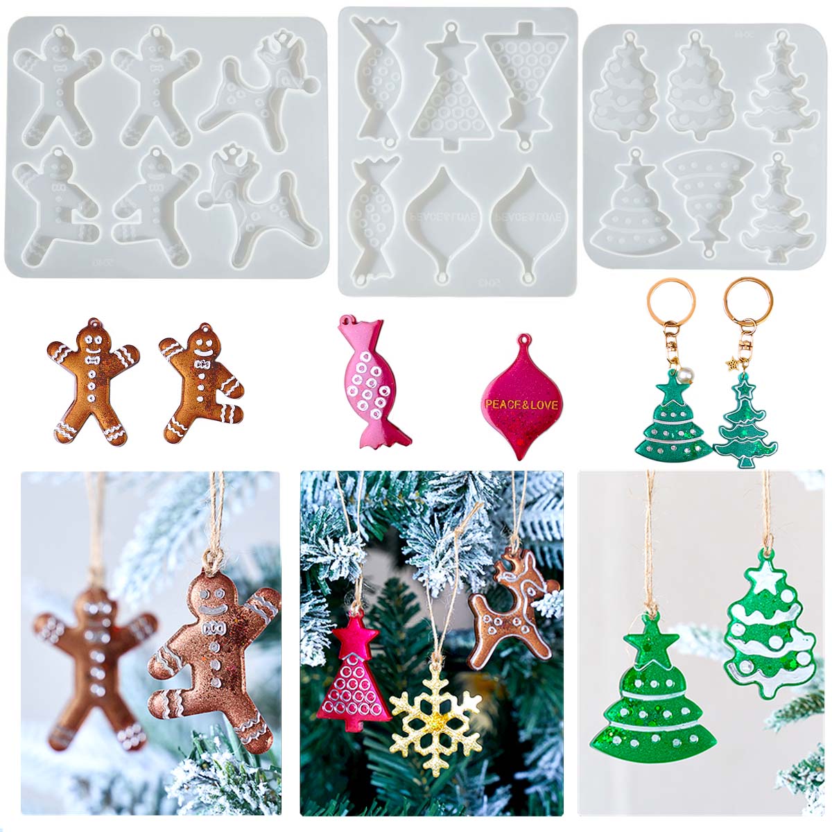 Formy silikonowe do wyrobu kol – Resin Art Kit With Molds recenzja i cena