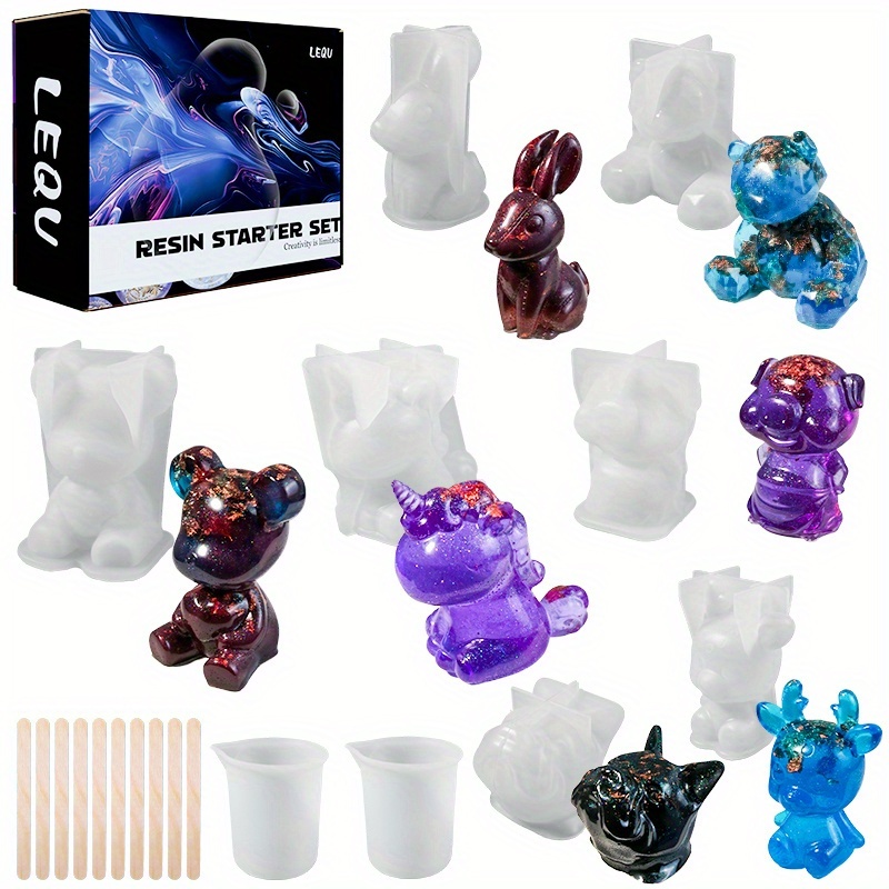 19-częściowy zestaw form do od – Resin Art Kit With Molds recenzja i cena