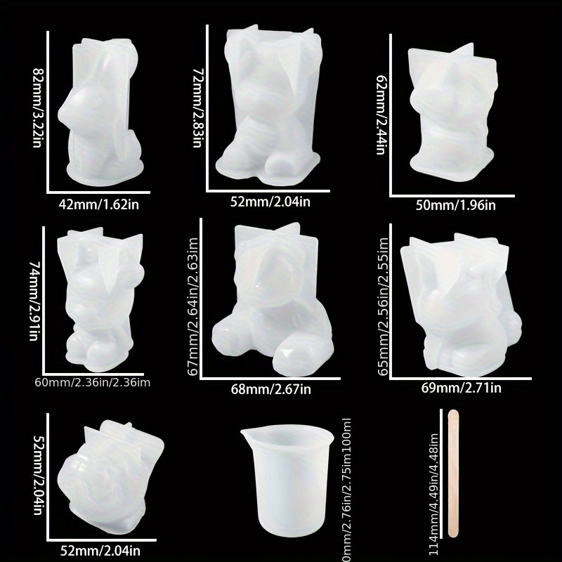 19-częściowy zestaw form do od – Resin Art Kit With Molds recenzja i cena