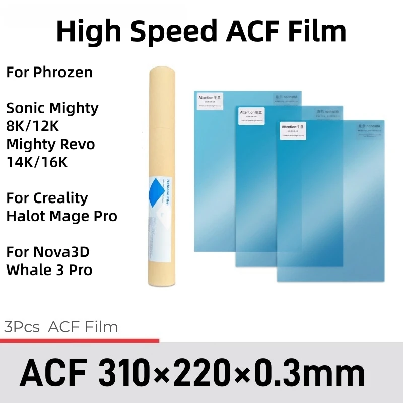 3 szt. folii ACF 220x310mm do  – Resin Art Pro recenzja i cena