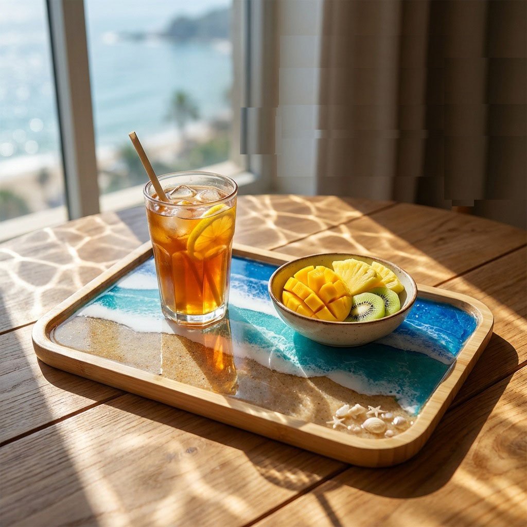Taca dekoracyjna z żywicy epok – Resin Art And Wood recenzja i cena