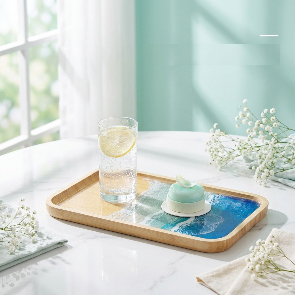 Taca dekoracyjna z żywicy epok – Resin Art And Wood recenzja i cena