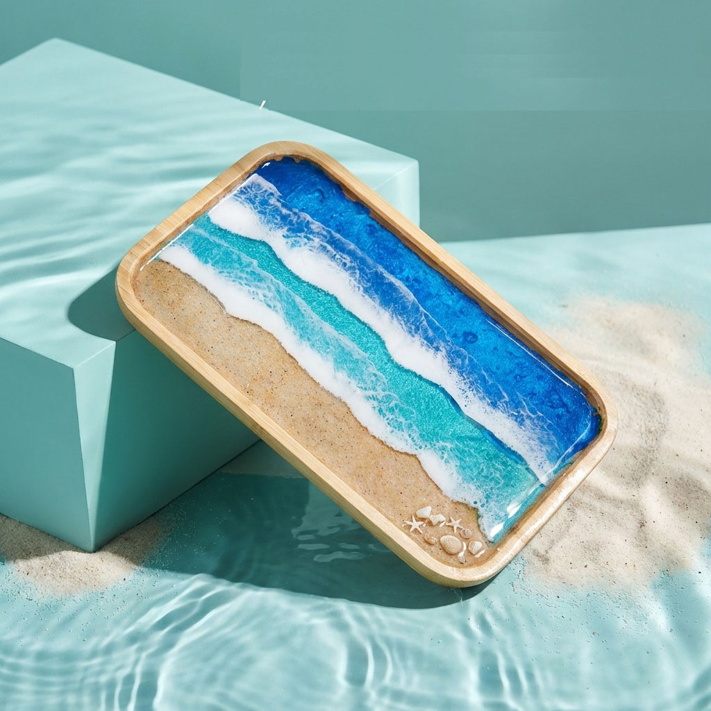 Taca dekoracyjna z żywicy epok – Resin Art And Wood recenzja i cena