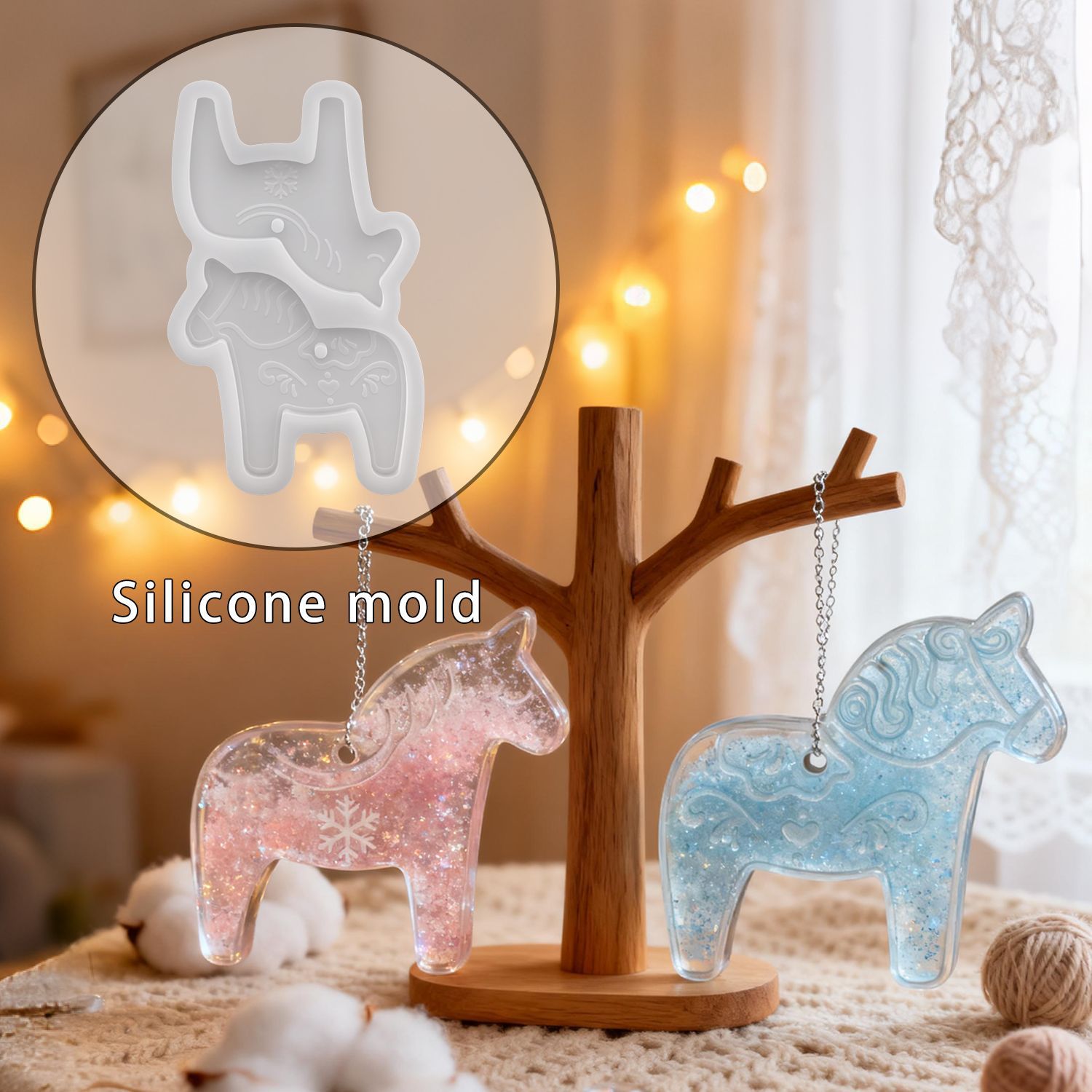 Formy silikonowe Dala Horse DI – Resin Art Kit With Molds recenzja i cena