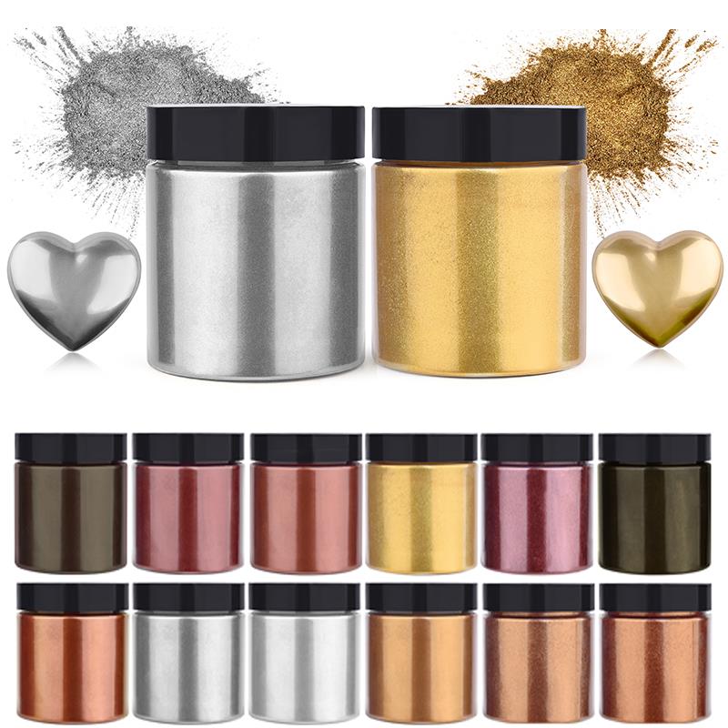 50g Shimmer Metallic Gold Silv – Resin Art Letters recenzja i cena