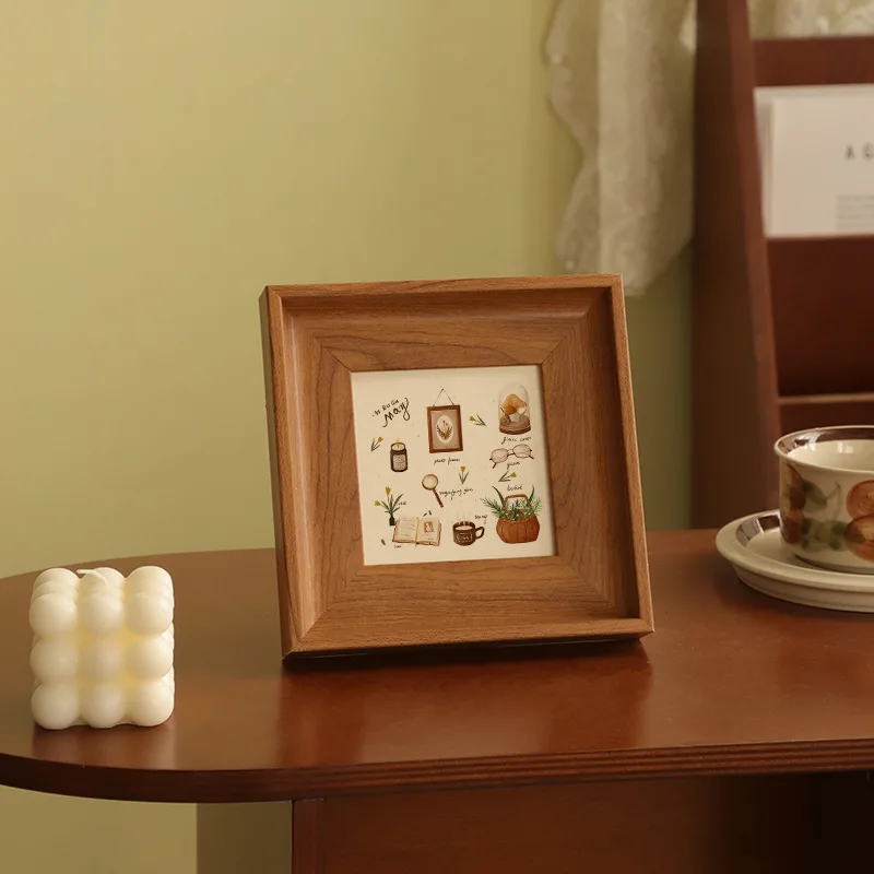 Retro kwadratowa ramka na zdję – Resin Art And Wood recenzja i cena