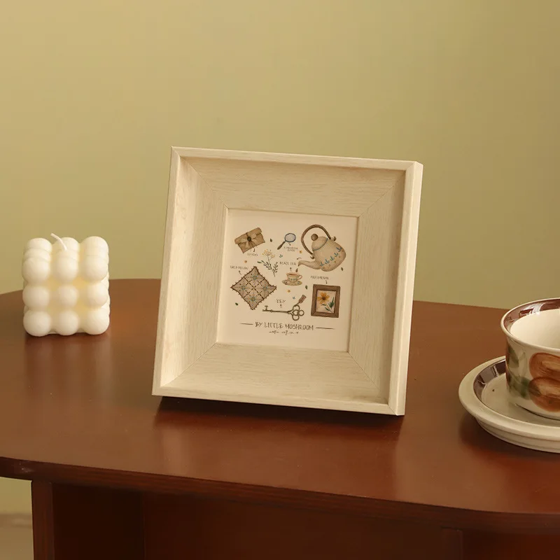 Retro kwadratowa ramka na zdję – Resin Art And Wood recenzja i cena